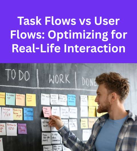 Task Flows vs User Flows: Optimizing for Real-Life Interaction