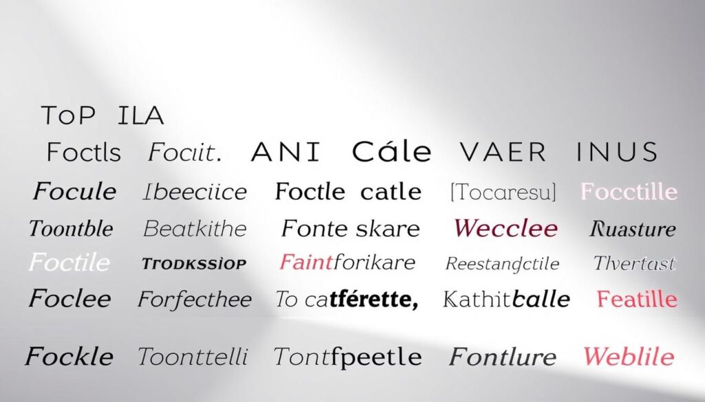 professional modern website, font pairing, color combination
