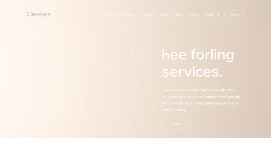 minimalism service website usability