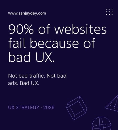 Why 90% of Websites Fail Because of Bad UX in 2026