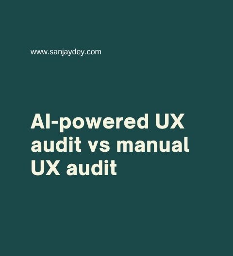 AI-powered UX audit vs manual UX audit